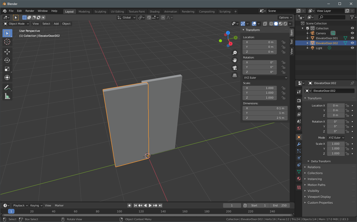 rigging_up_elevator_or_sliding_doors_with_an_armature_bones